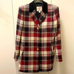Brooks brothers red fleece blazer jacket